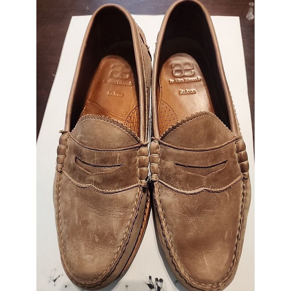 Allen Edmonds "SEDONA" Men's Penny Loafer 11D Tan (300N) Vibram Gumlite Sole